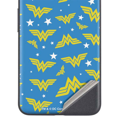 DC Comics Wonder Woman Logo Pattern Google Pixel 5a Skin